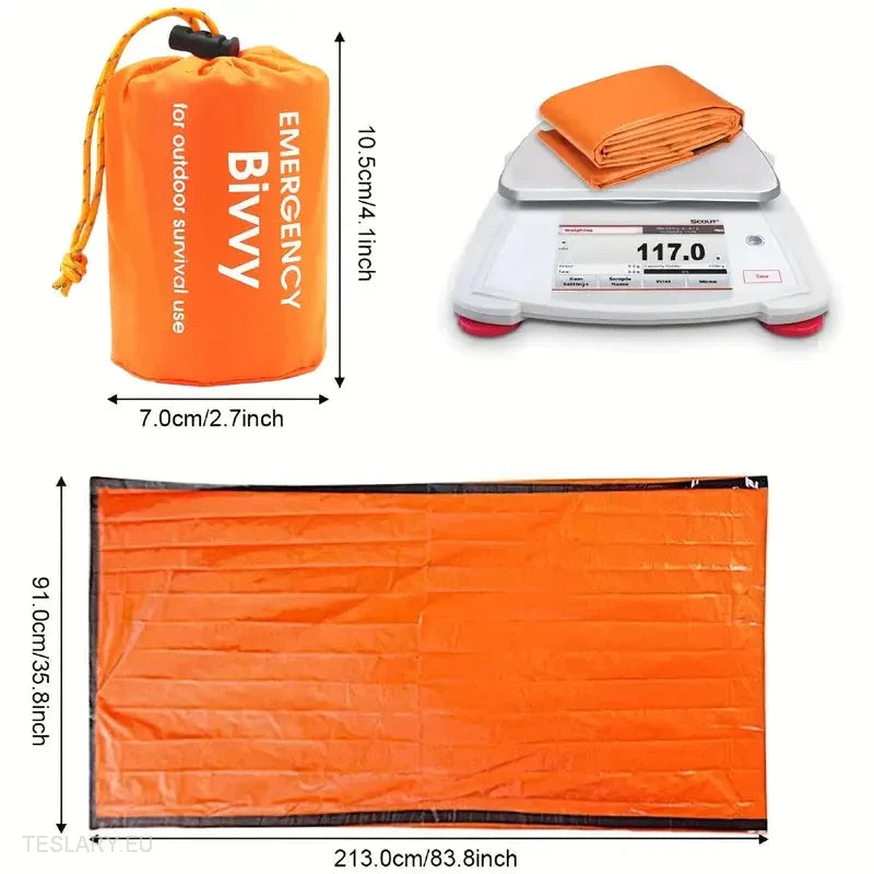 Emergency Sleeping Bag - Outdoor Survival -TESLARY.IE Tesla Shop Europe