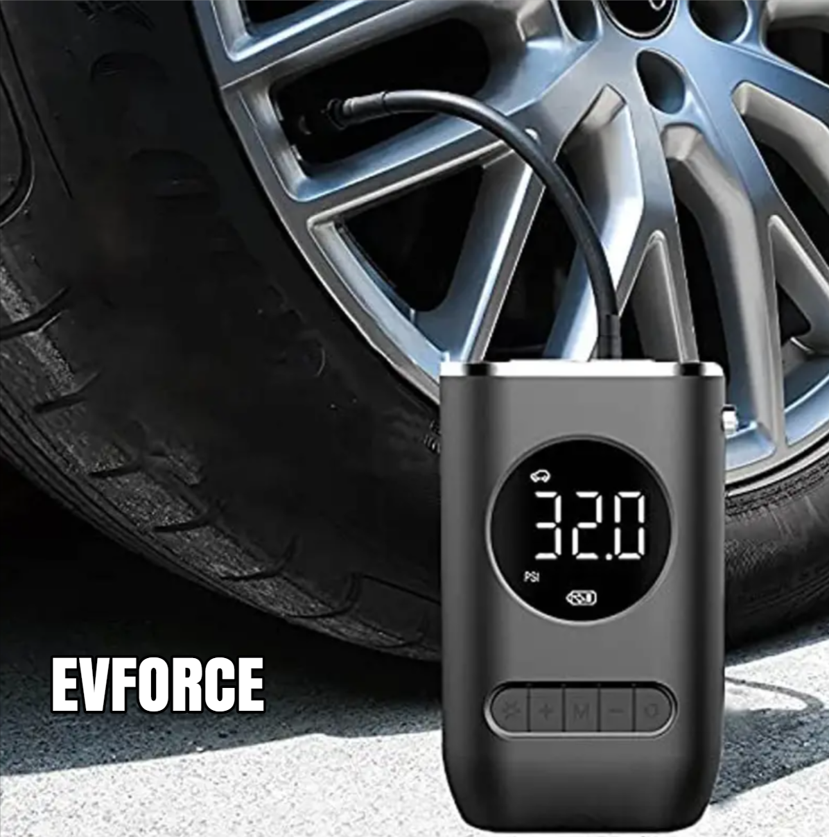 Portable Battery Powered Tyre Compressor  for Tesla , BYD , MG & Other EVs