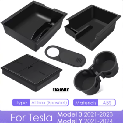 Tesla Model 3 / Y 2021-2024 Accessories Center Console Trays