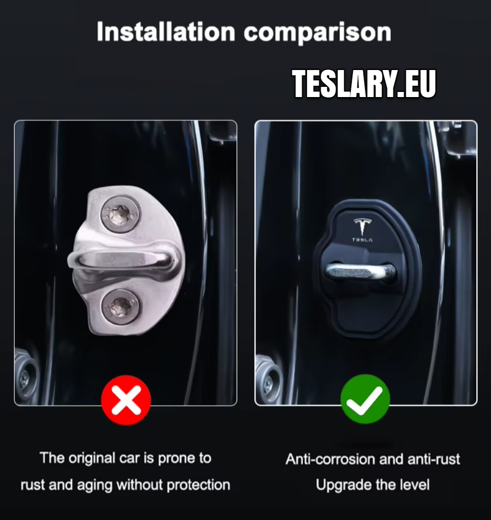 Tesla Model 3 / 3+ Highland & Y Silicone Door Lock Protector with Logo