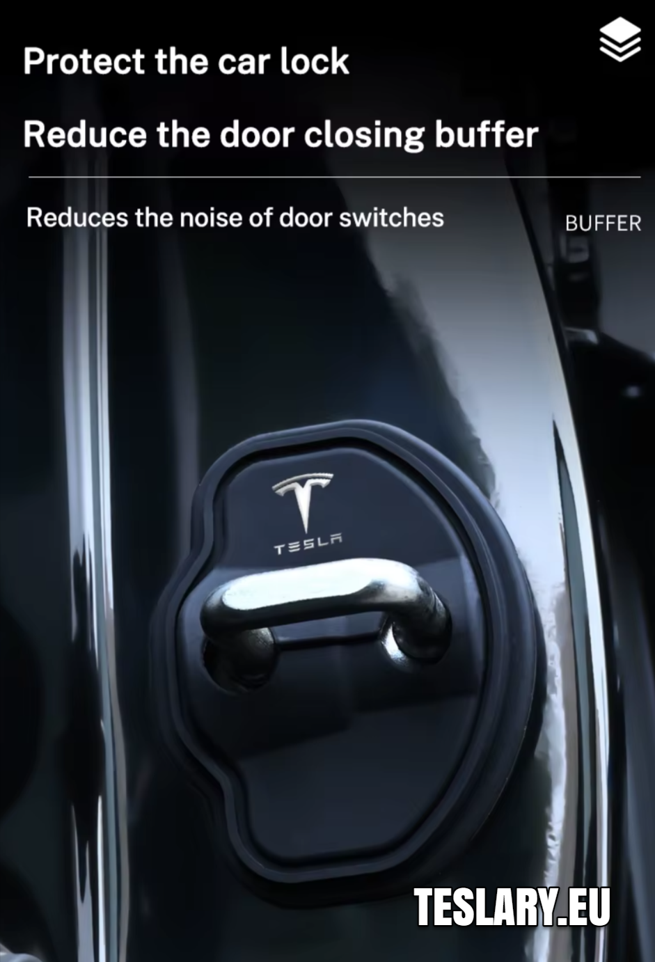 Tesla Model 3 / 3+ Highland & Y Silicone Door Lock Protector with Logo