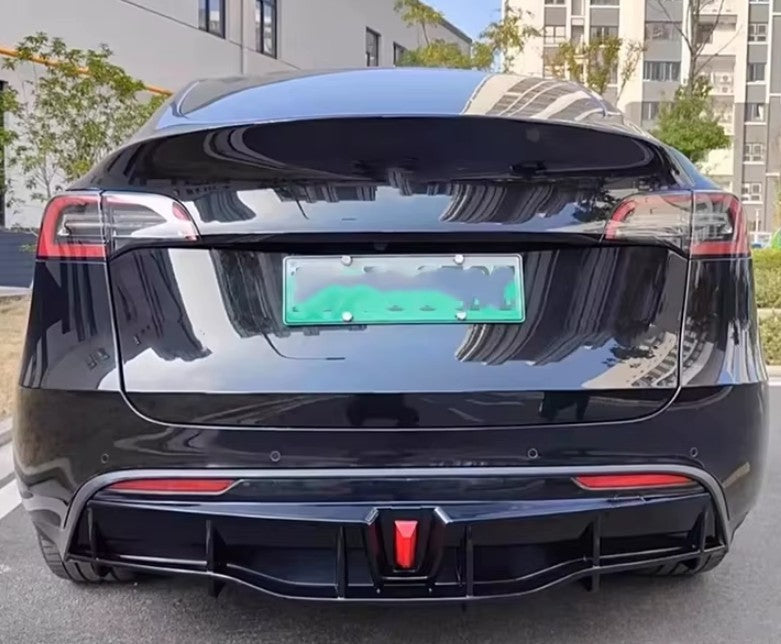 TESLA MODEL Y REAR BUMPER DIFFUSER ABS CUSTOM FIT