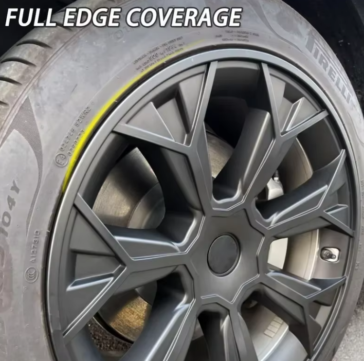 TESLA MODEL Y 19" UNIQUE S4 FULL COVER WHEEL HUBS