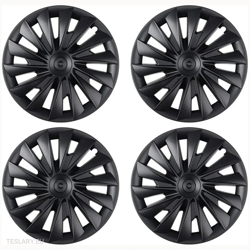 18" Tesla Model 3 Highland Performance Turbine Style Wheel Covers -TESLARY.IE Tesla Shop Europe